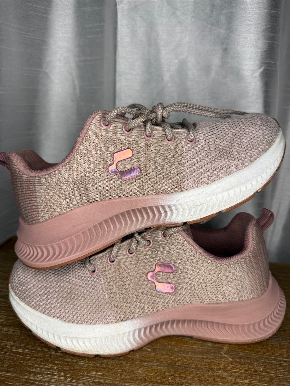 Charly Trote Pink Ombré Mesh Walking Low Impact Athleisure Foam Insole Women’s 8 - Picture 10 of 11